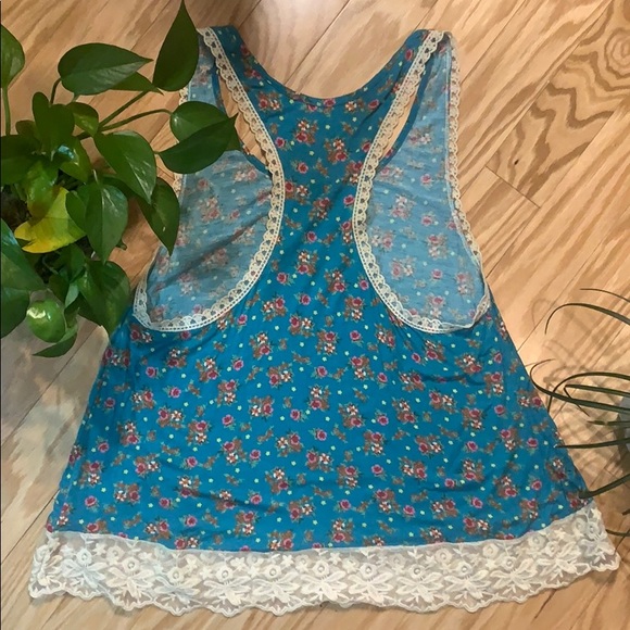 Floral Racerback Tank - Picture 2 of 5